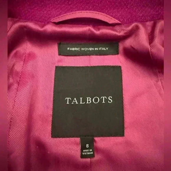 Talbots Women’s ITALIAN WOOL COAT Size- 8 - Picture 9 of 10